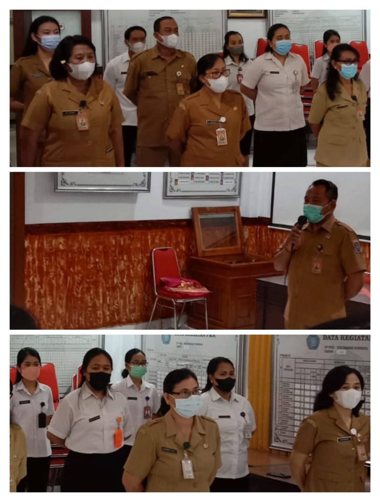 Apel pagi disiplin aparatur (ASN dan Non ASN) secara berkala dan berkelanjutan