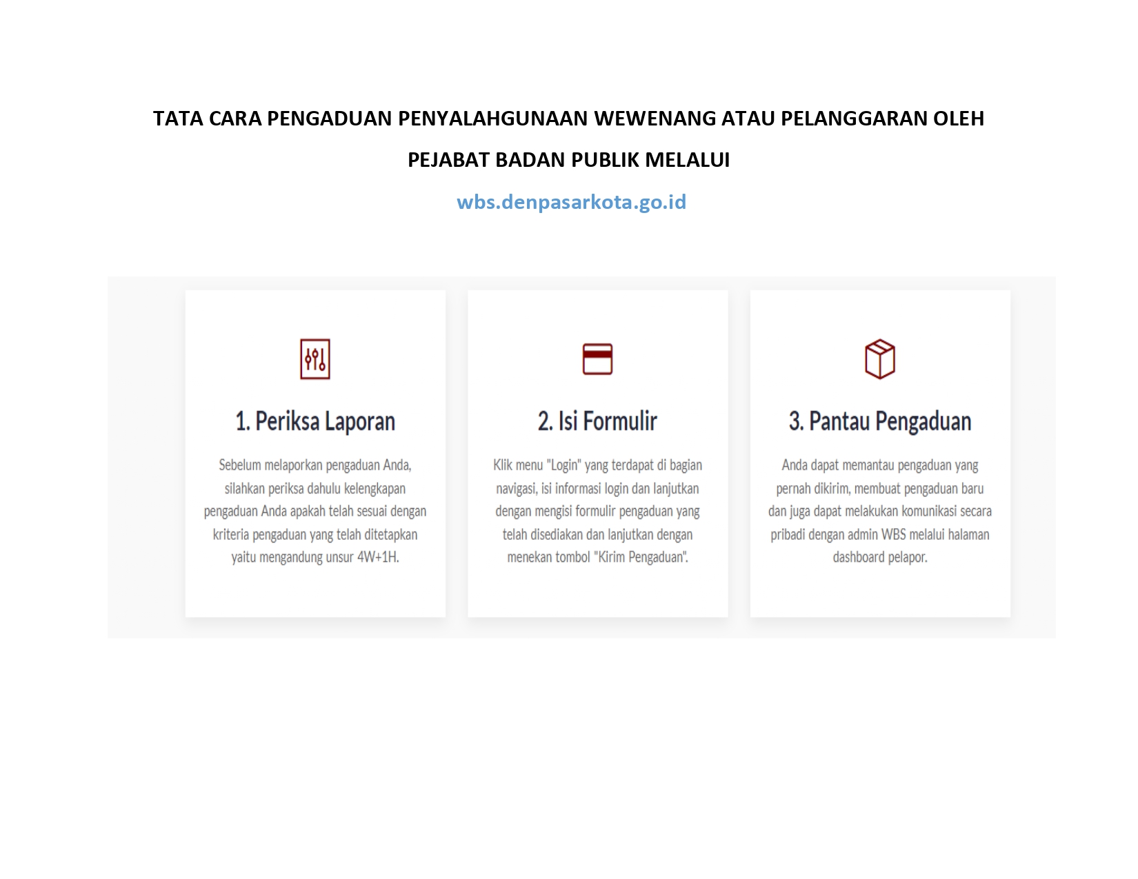 TATA CARA PENGADUAN PENYALAHGUNAAN WEWENANG ATAU PELANGGARAN OLEH