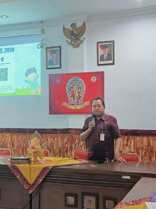 Sosialisasi edukasi anak digital yang diselenggarakan oleh Forum Anak Kecamatan Denpasar Timur