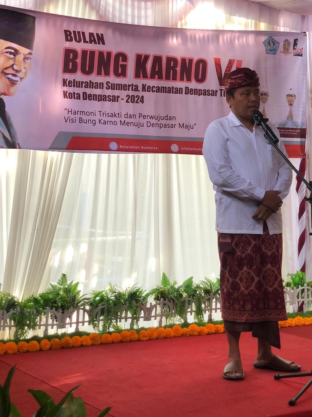 Bulan Bung Karno VI di Kelurahan Sumerta, Kecamatan Denpasar Timur, Kota Denpasar Tahun 2024 yang di