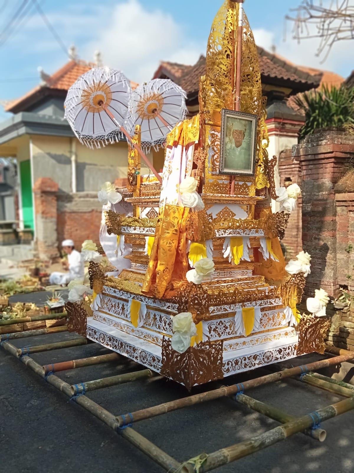  Pemantauan aktifitas keagamaan (pitra yadnya) di lingkungan Abian Kapas Kaja