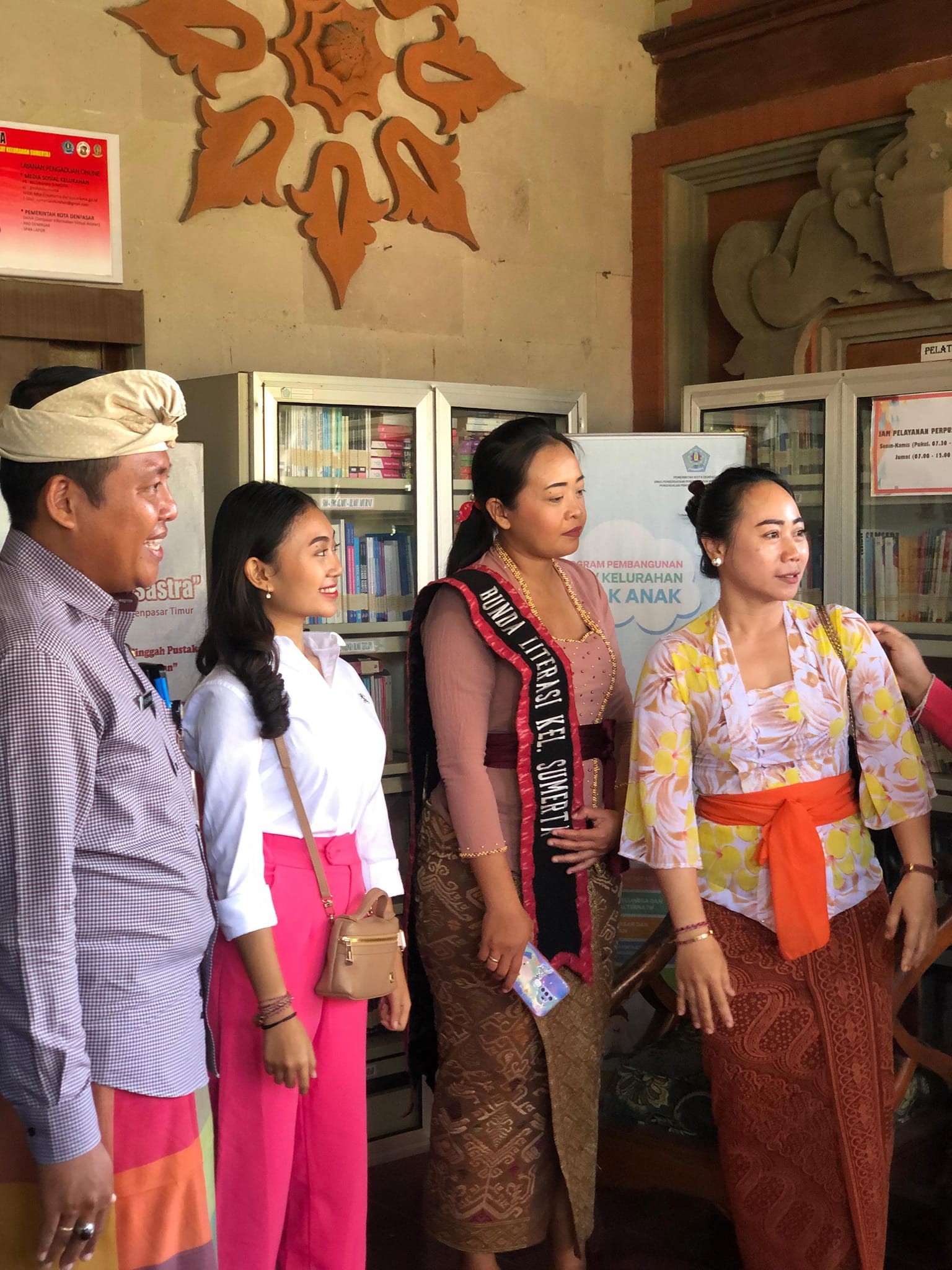 Pendampingan monitoring dan evaluasi kegiatan literasi di Kelurahan Sumerta