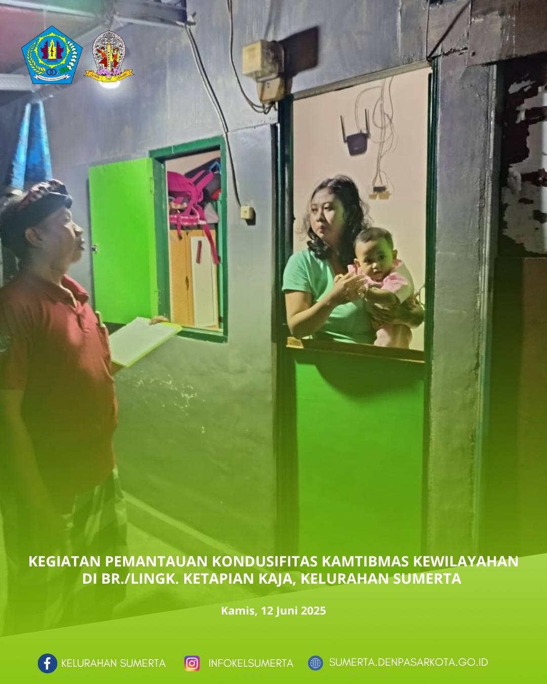 Pengendalian mobilitas dan penertiban administrasi penduduk non permanen secara berkala dan berkelan