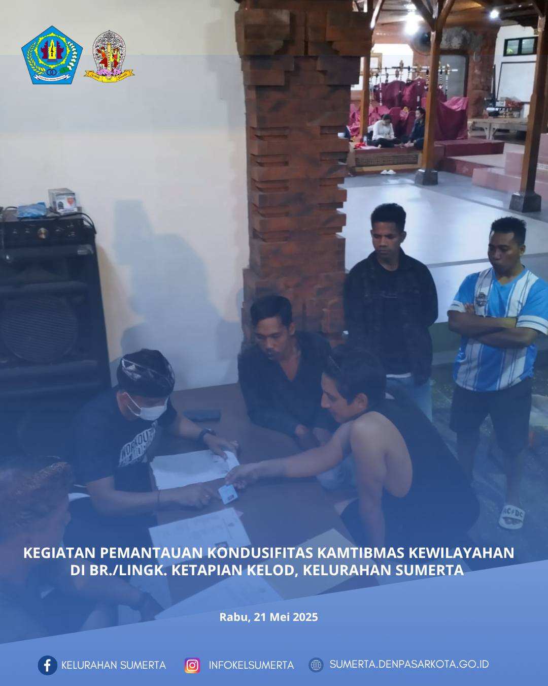 Pengendalian mobilitas dan penertiban administrasi penduduk non permanen secara berkala dan berkelan