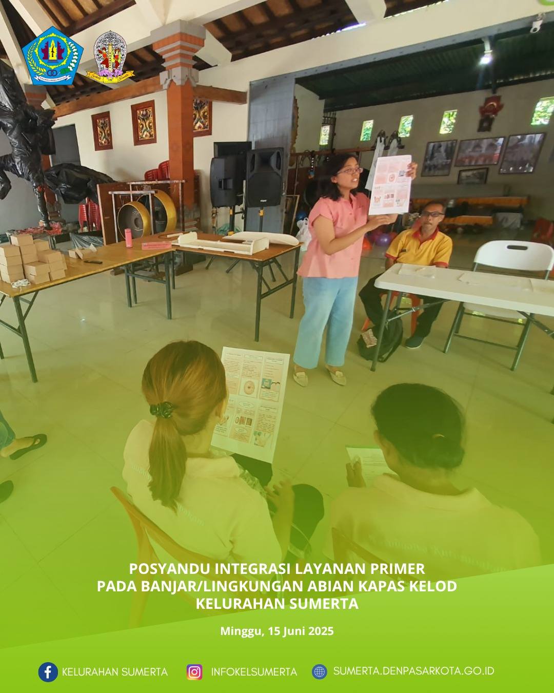 Pemantauan kondisi kesehatan melalui kegiatan posyandu Integrasi Layanan Primer (ILP) bagi seluruh s