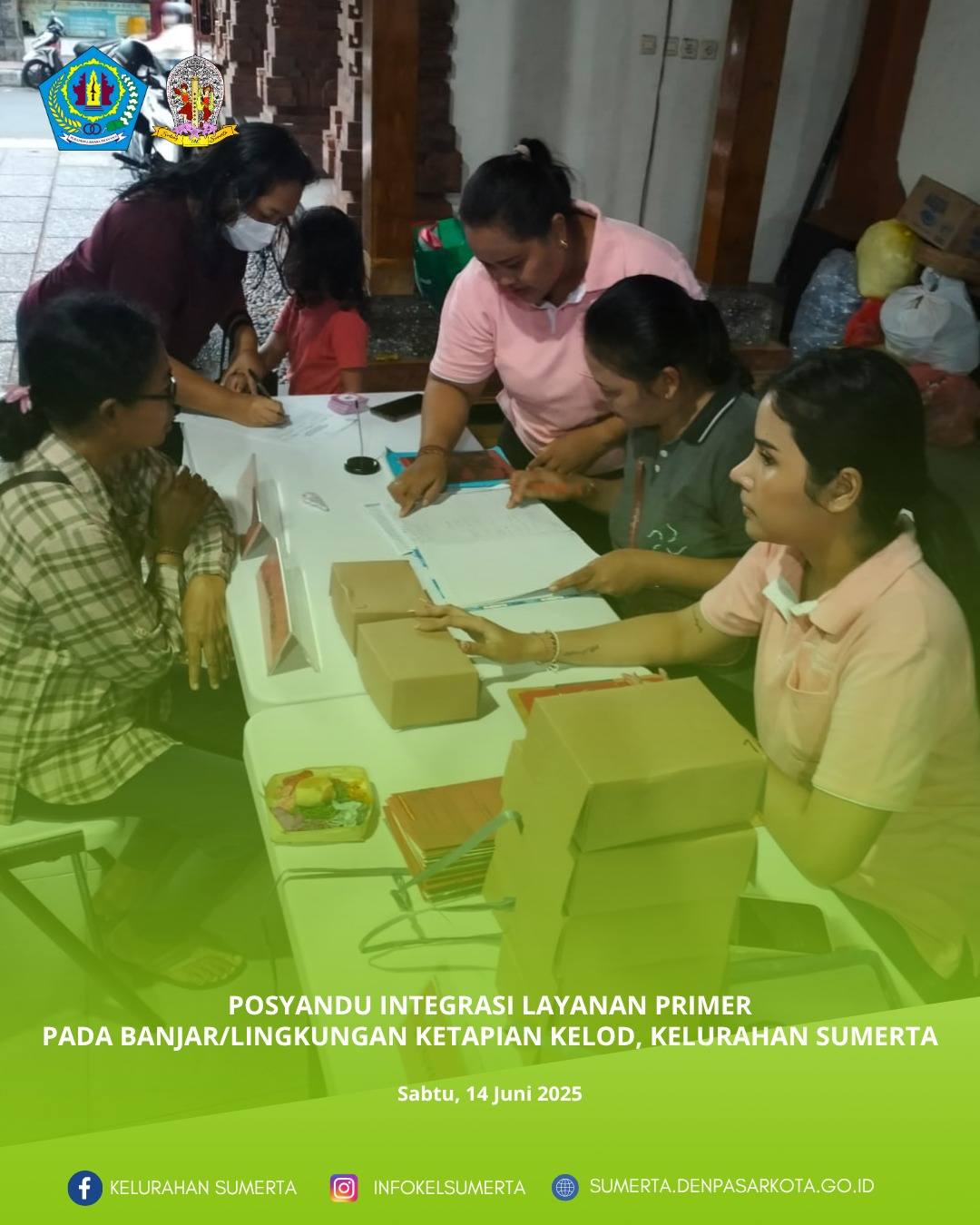 Pemantauan kondisi kesehatan melalui kegiatan posyandu Integrasi Layanan Primer (ILP) bagi seluruh s