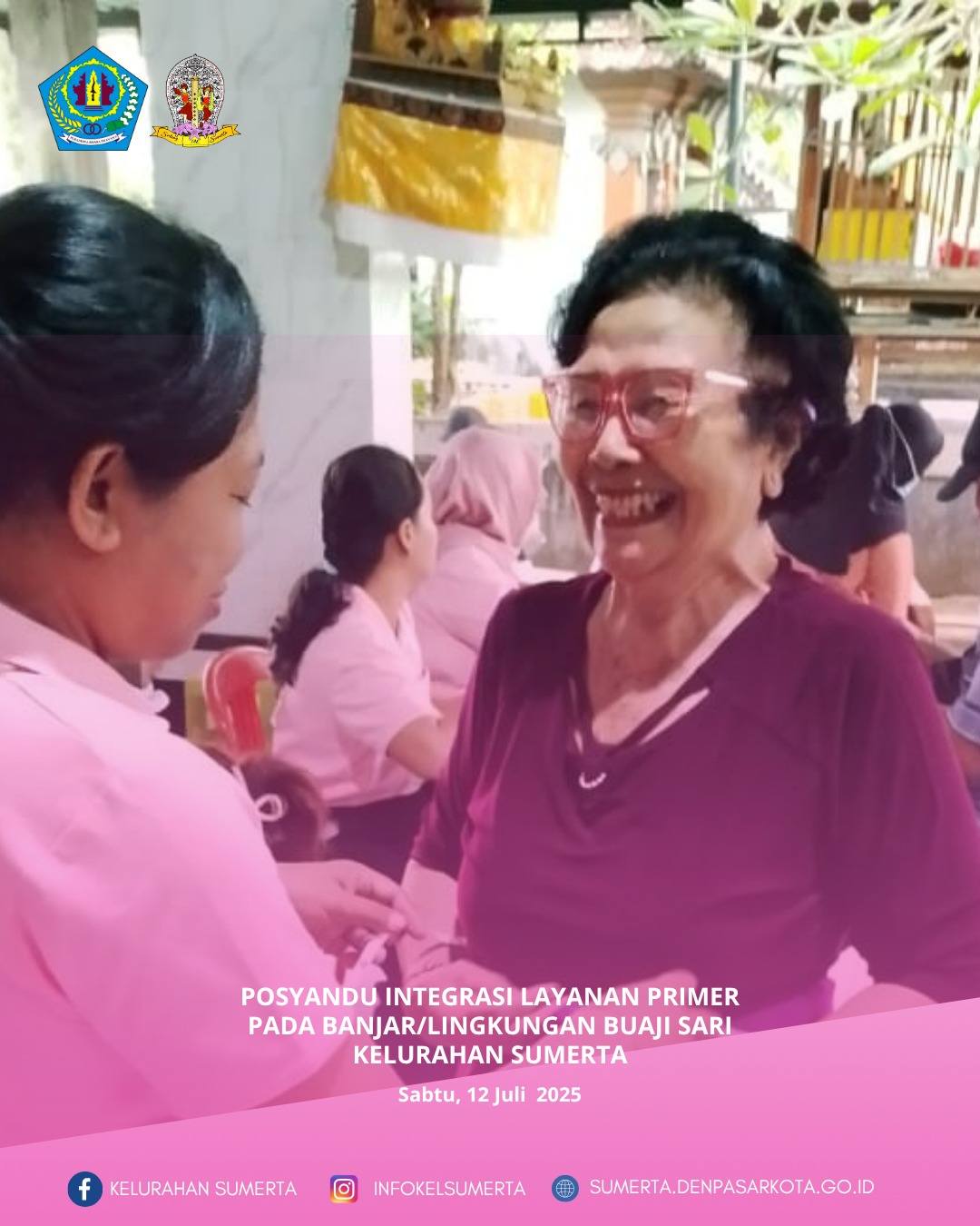 Pemantauan kondisi kesehatan melalui kegiatan posyandu Integrasi Layanan Primer (ILP) bagi seluruh s