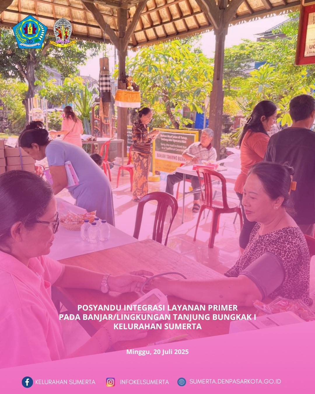 Pemantauan kondisi kesehatan melalui kegiatan posyandu Integrasi Layanan Primer (ILP) bagi seluruh s