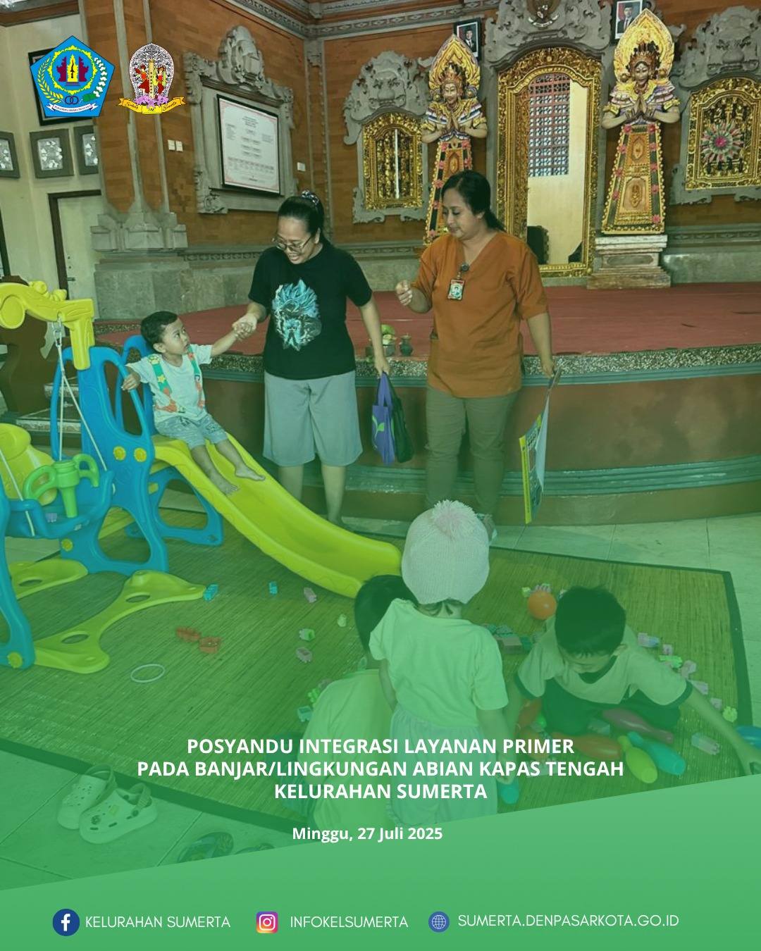 Pemantauan kondisi kesehatan melalui kegiatan posyandu Integrasi Layanan Primer (ILP) bagi seluruh s