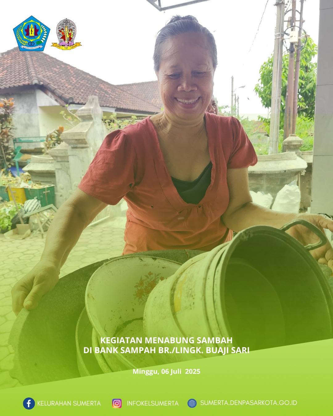 Giat peduli lingkungan melalui aktivitas menjadi nasabah sekaligus menabung secara berkala dan berke