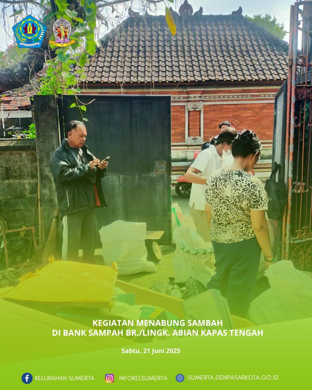 Giat peduli lingkungan melalui aktivitas menjadi nasabah sekaligus menabung secara berkala dan berke