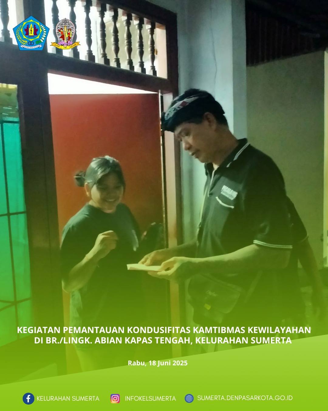 Pengendalian mobilitas dan penertiban administrasi penduduk non permanen secara berkala dan berkelan