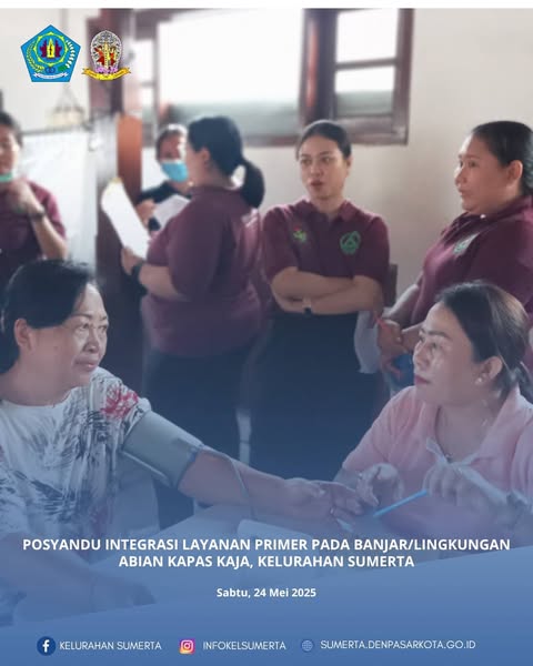 Pemantauan kondisi kesehatan melalui kegiatan posyandu Integrasi Layanan Primer (ILP) bagi seluruh s