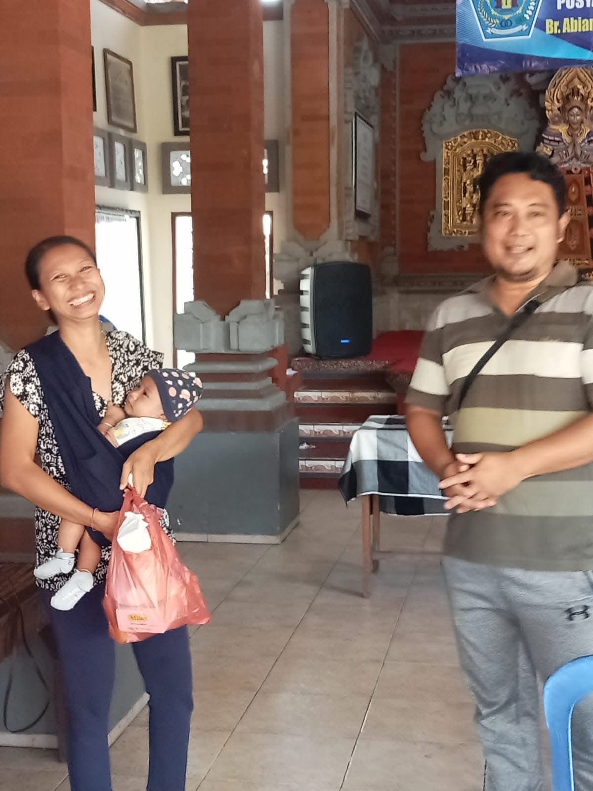 Penyelenggaraan Posyandu Paripurna dan Senam Lansia di Abian Kapas Tengah