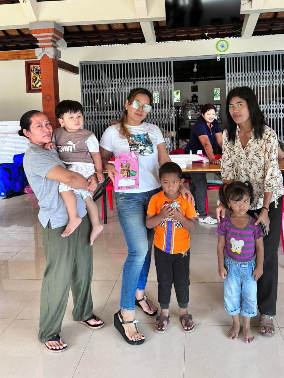 posyandu balita yang dirangkaikan dengan pemberian makanan tambahan (PMT) Abian Kapas Kelod