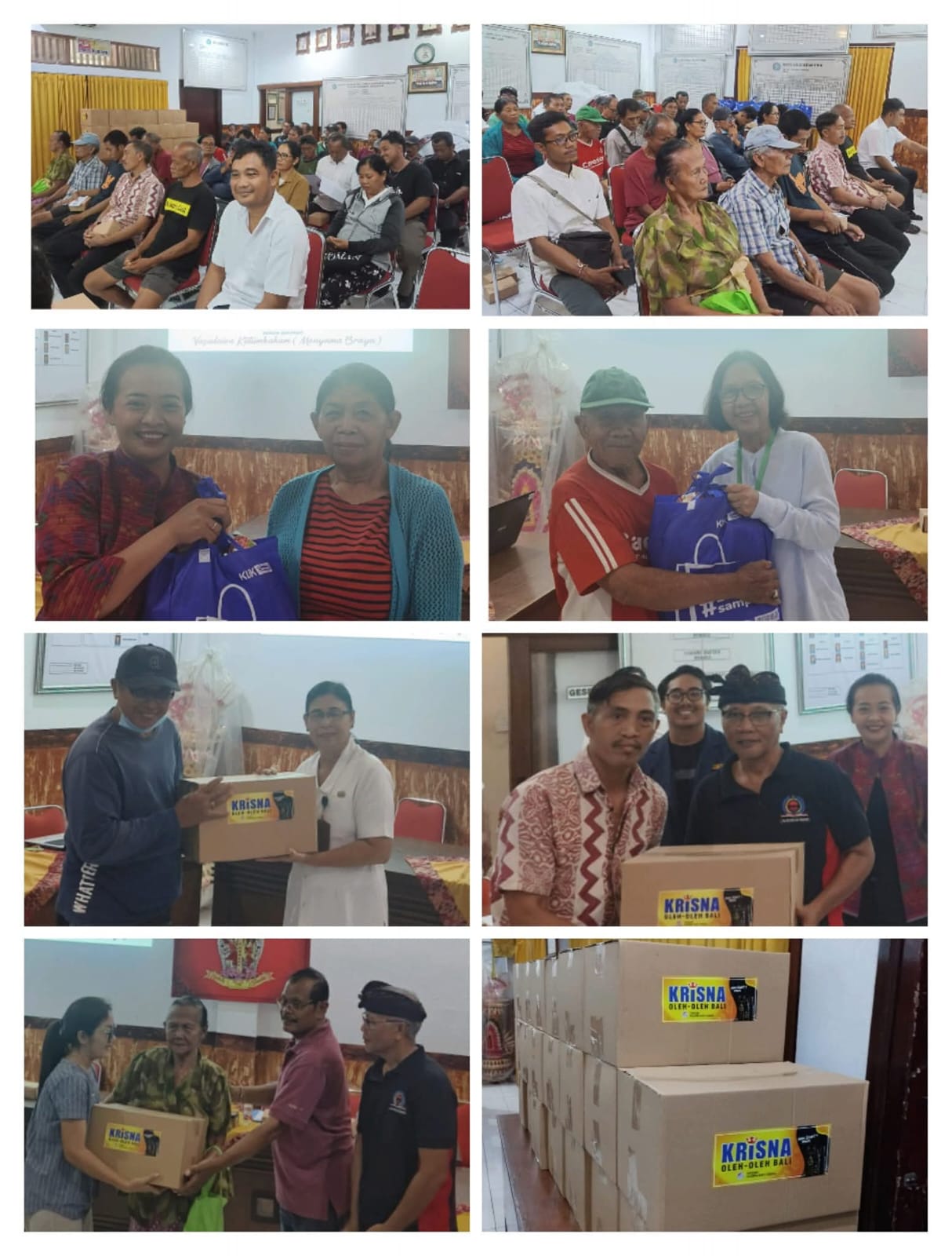 Penyaluran bantuan sembako yang merupakan partisipasi TJSL dari beberapa pemilik/pengelola usaha yan