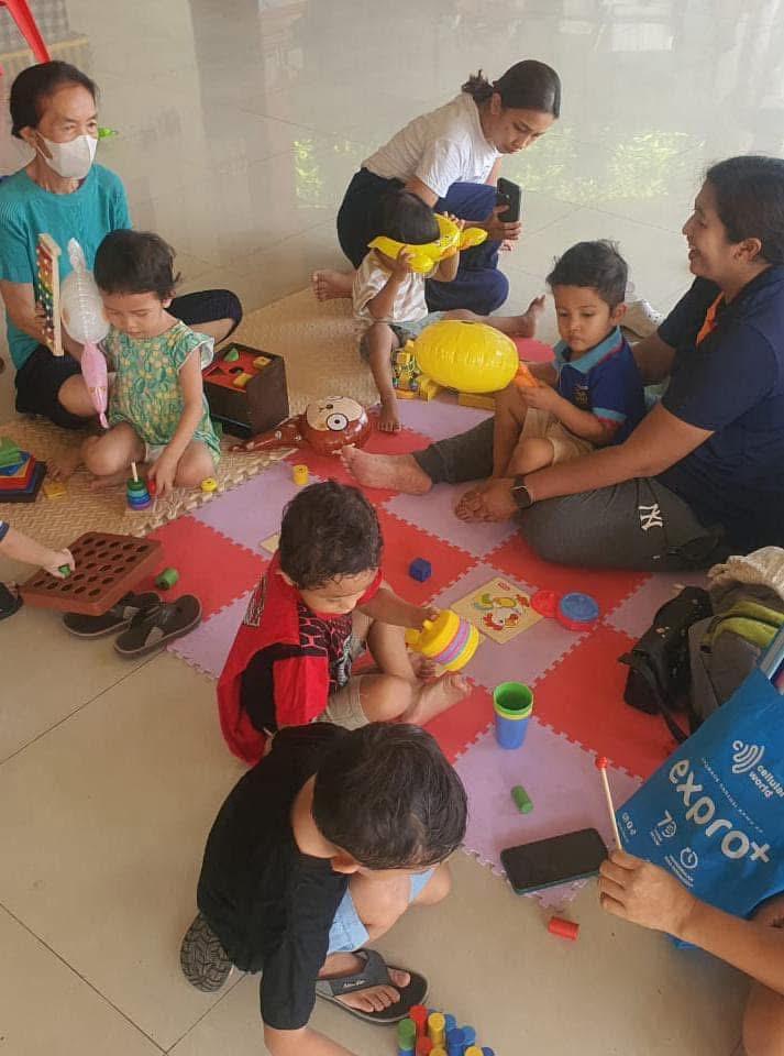 Pemantauan kesehatan balita dan edukasi kesehatan di posyandu abian kapas kelod