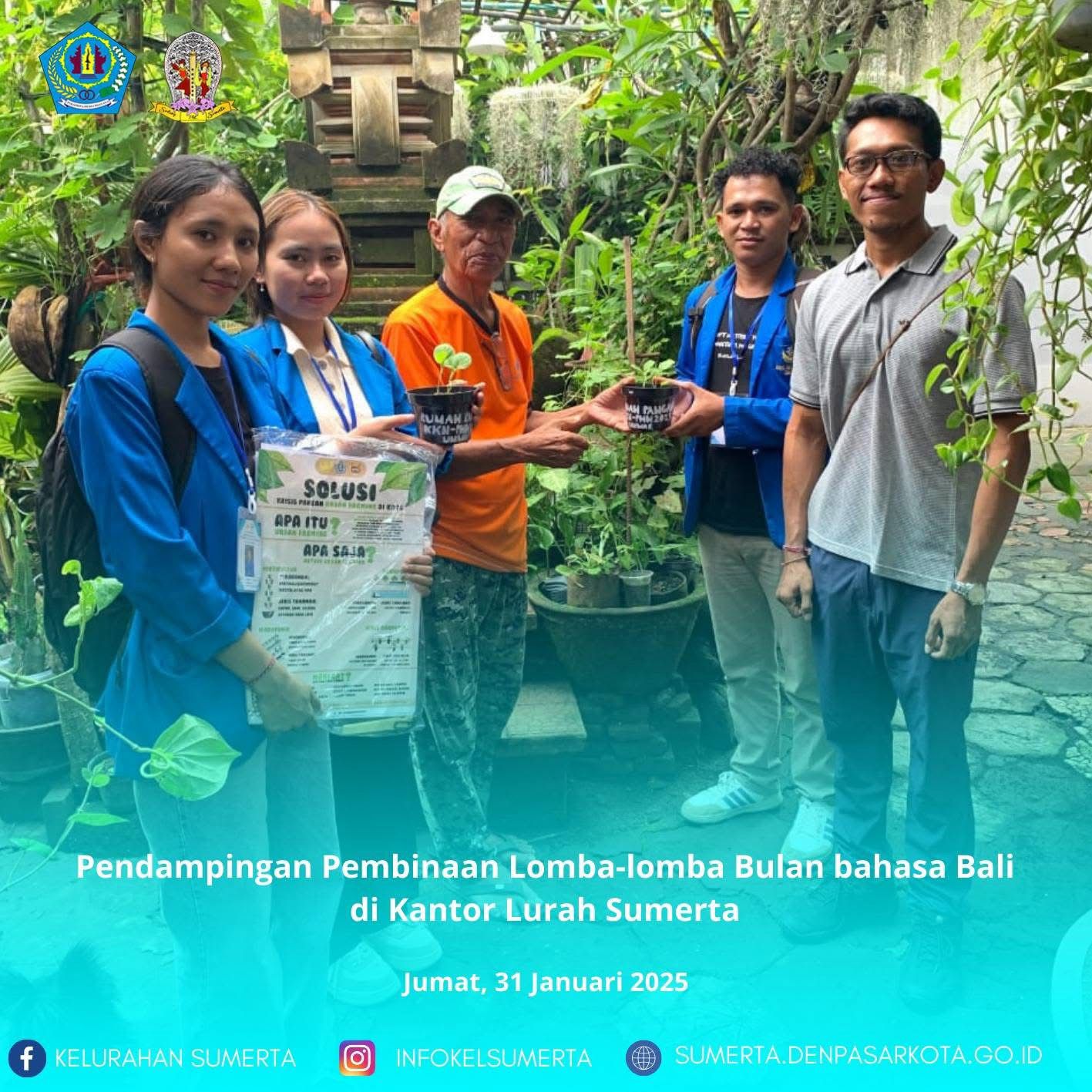 Resik Ring Palemahan Sinergi Kepedulian KKN Warmadewa di Lingkungan Buaji Sari