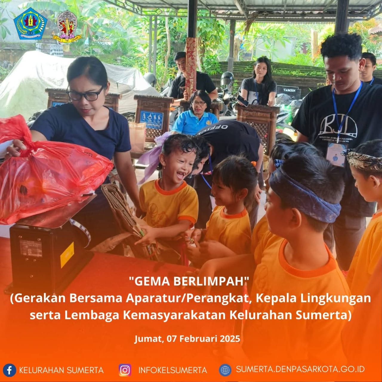 Gerakan Bersama Aparatur/Perangkat, Kepala Lingkungan serta Lembaga Kemasyarakatan Kelurahan Sumerta