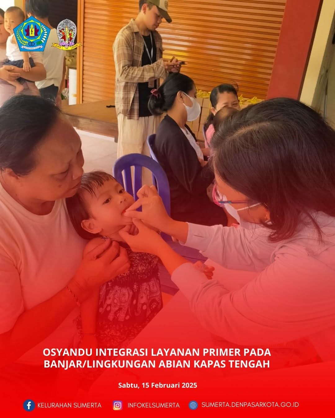 Posyandu Integrasi Layanan Primer pada lingkungan Abian Kapas Tengah