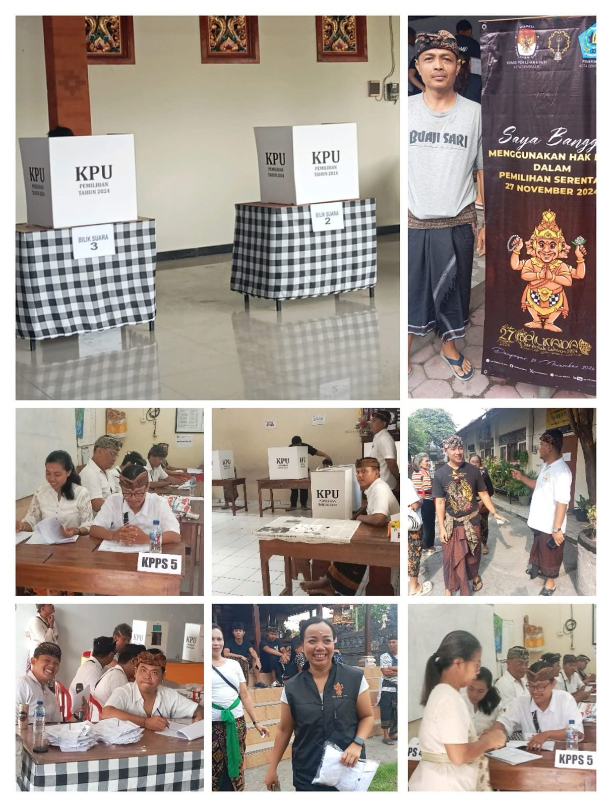 Penyelenggaraan Pilkada 2024 di Kelurahan Sumerta