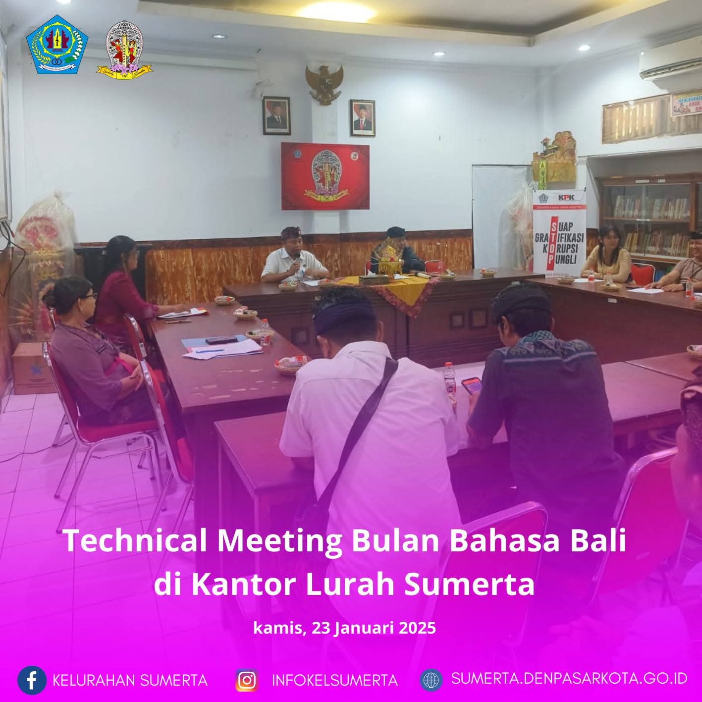 Teachnical Meeting Bulan Bahasa Bali