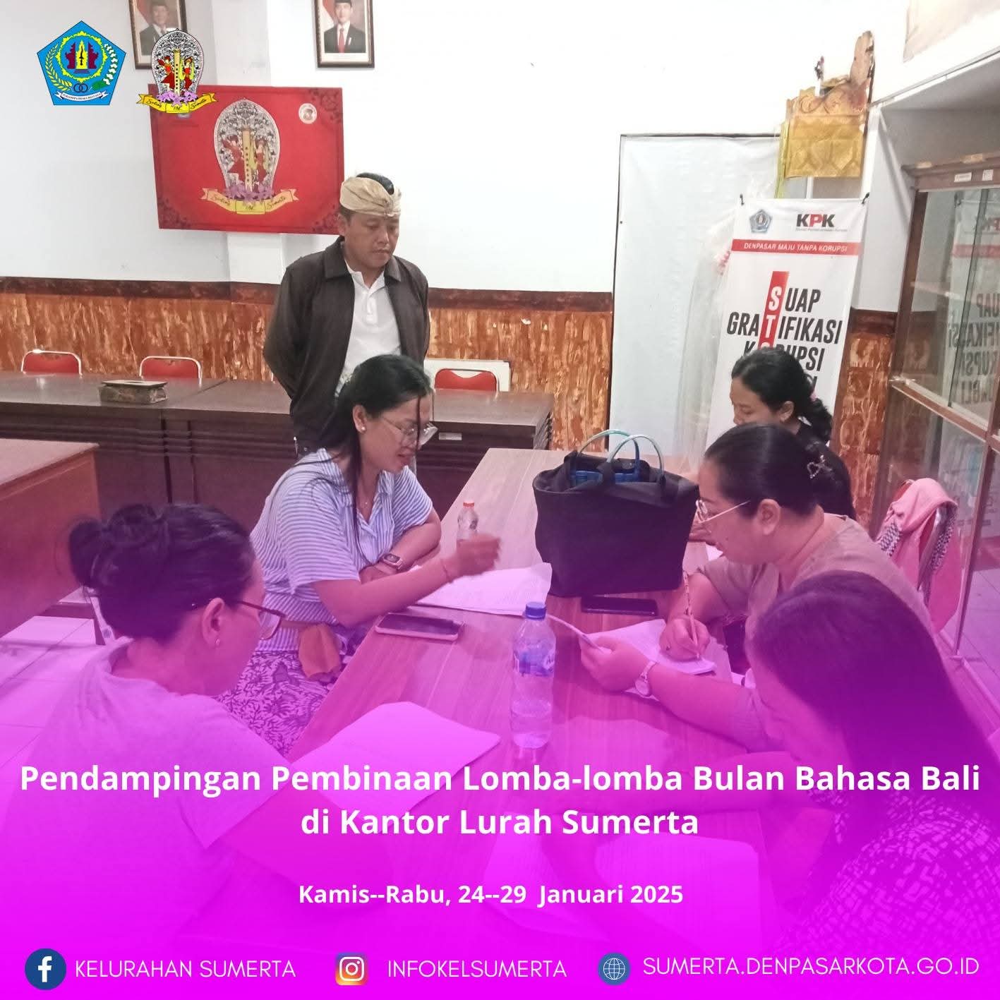 Pendampingan Pembinaan Lomba Terkait Bulan Bahasa Bali