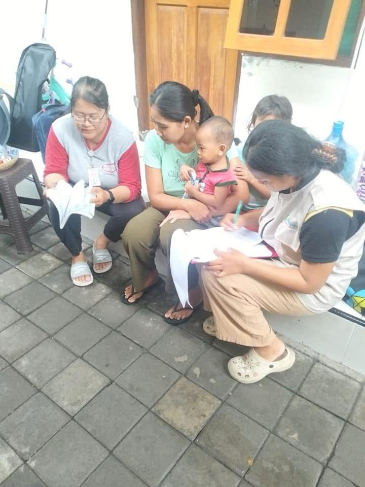 Pendampingan Survey Status Gizi Indonesia di Abian Kapas Kaja