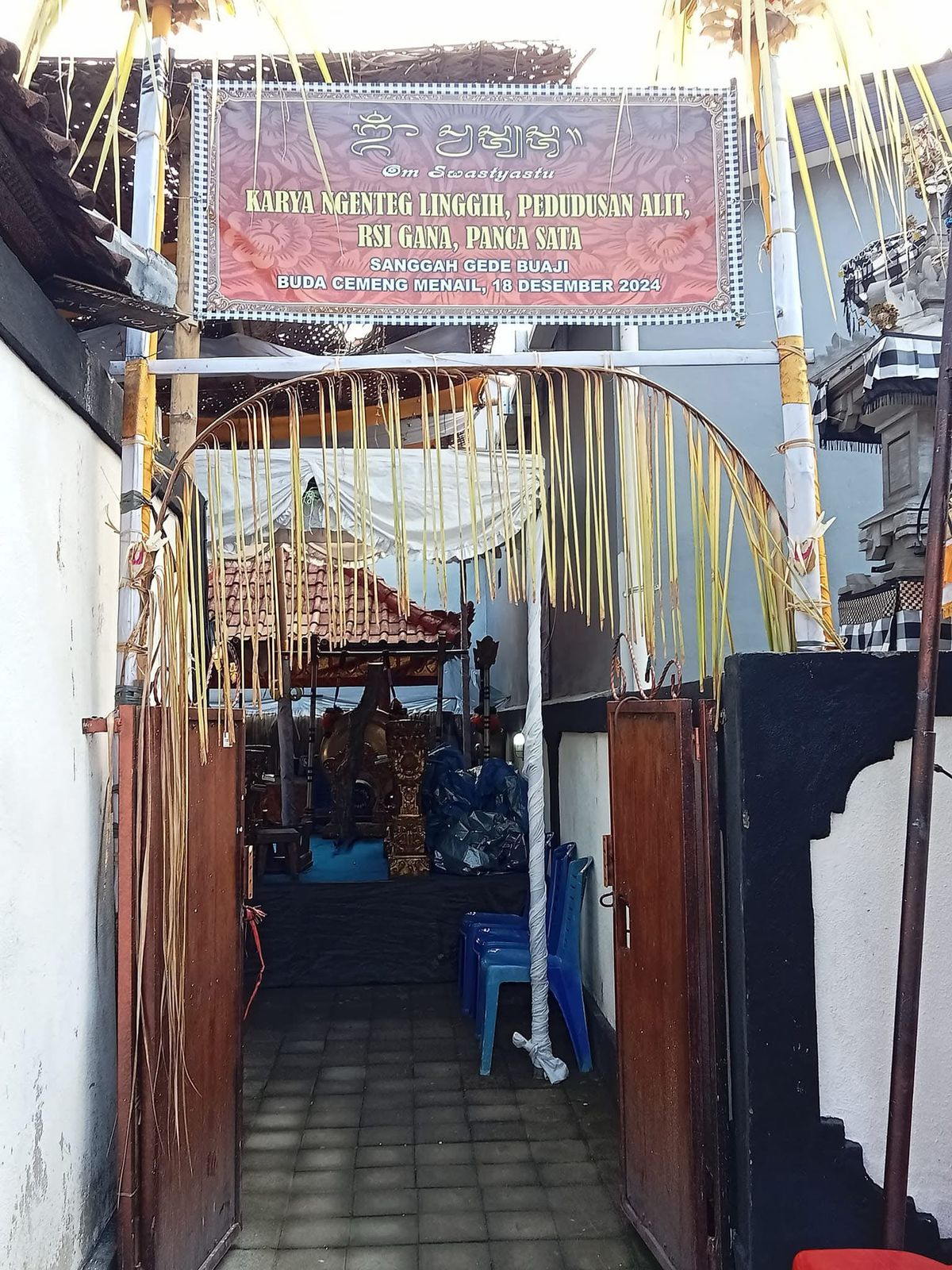 Yadnya Mecaru dalam Rangkaian Karya Ngenteg Linggih di Pura Buaji 