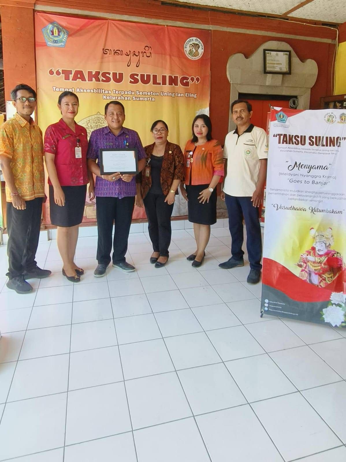 Kelurahan Sumerta Raih Peringkat 1 Keterbukaan Informasi Publik se-Bali