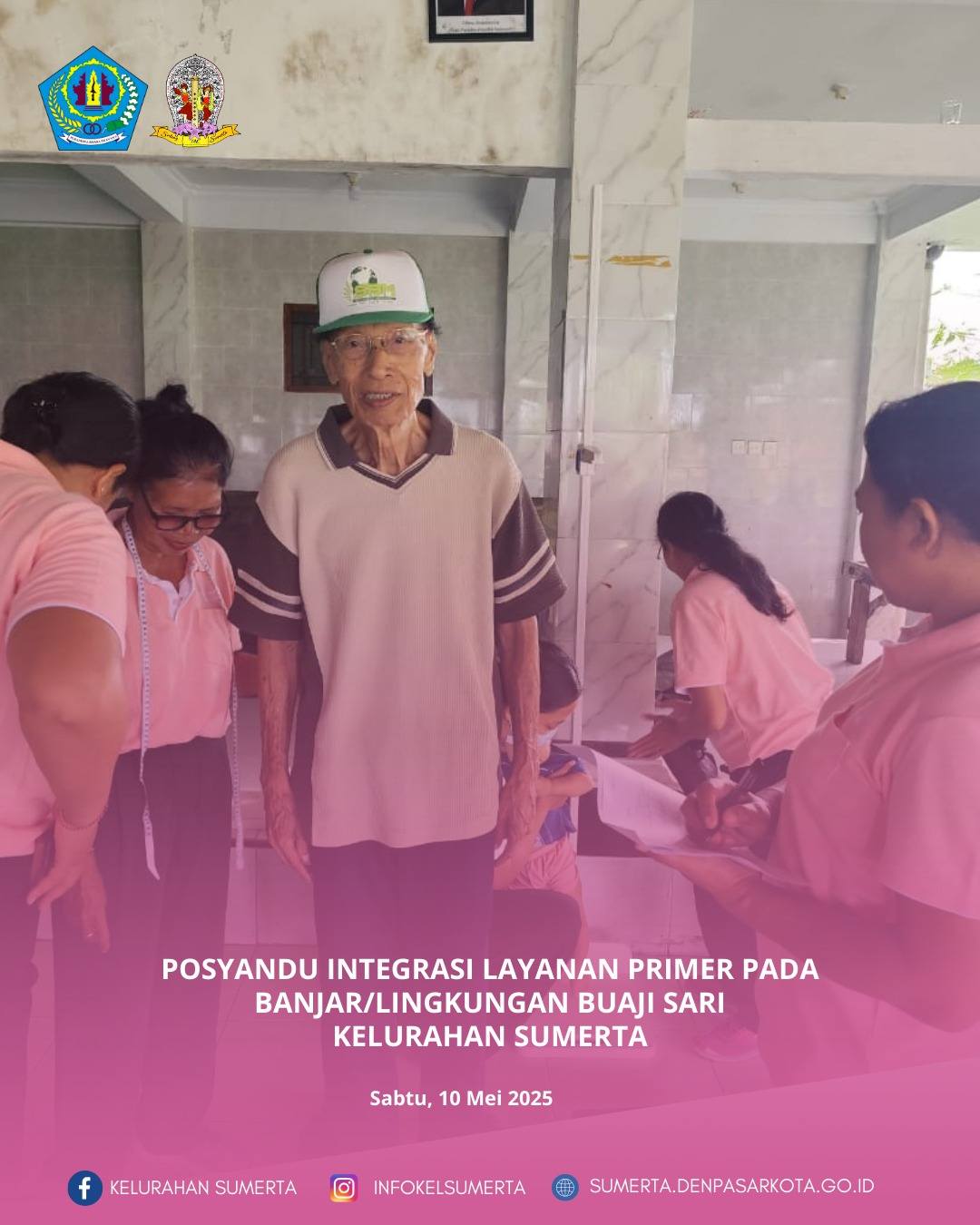 Pemantauan kondisi kesehatan melalui kegiatan posyandu Integrasi Layanan Primer (ILP) bagi seluruh s