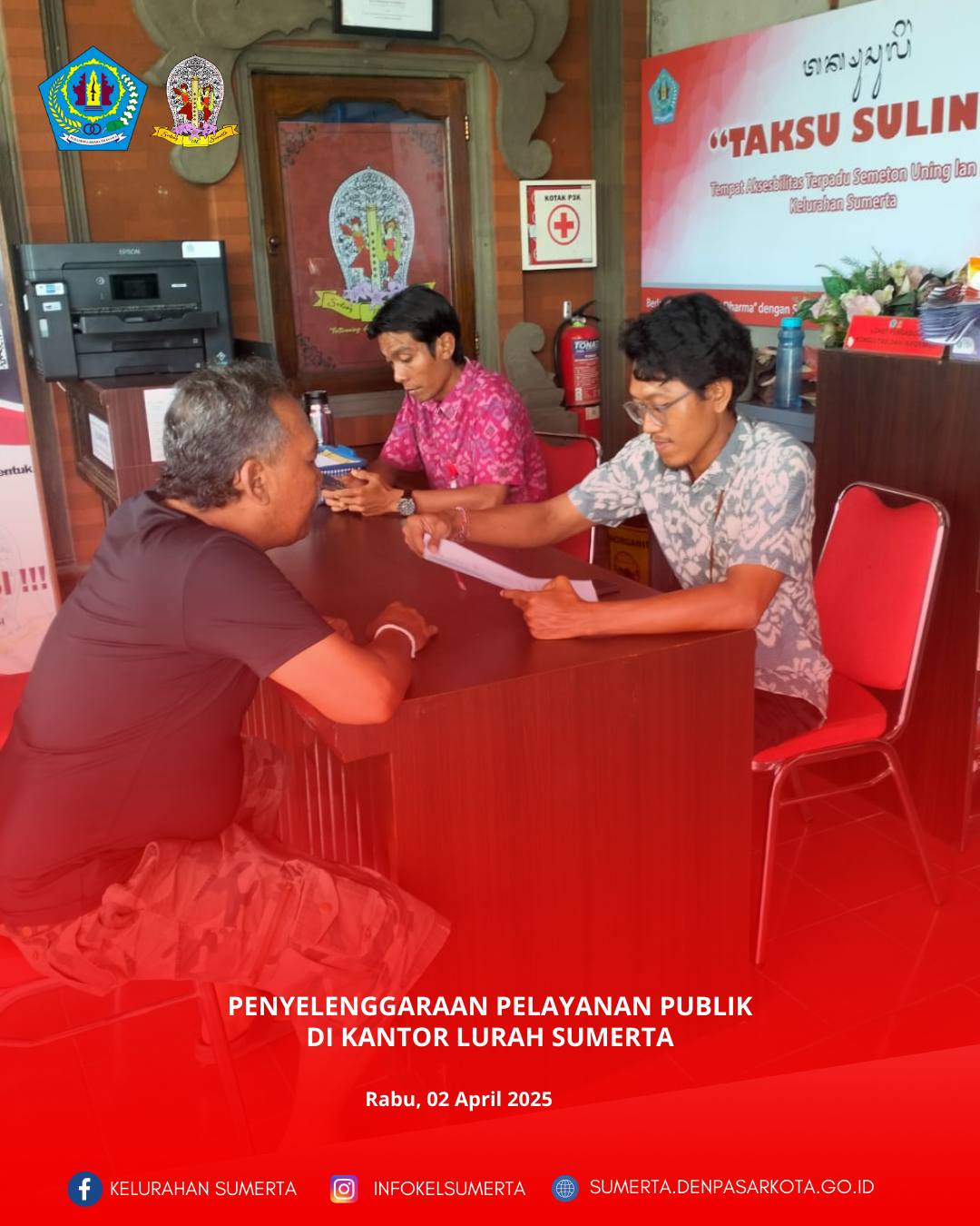 Penyelenggaraan pelayanan publik dengan semangat 