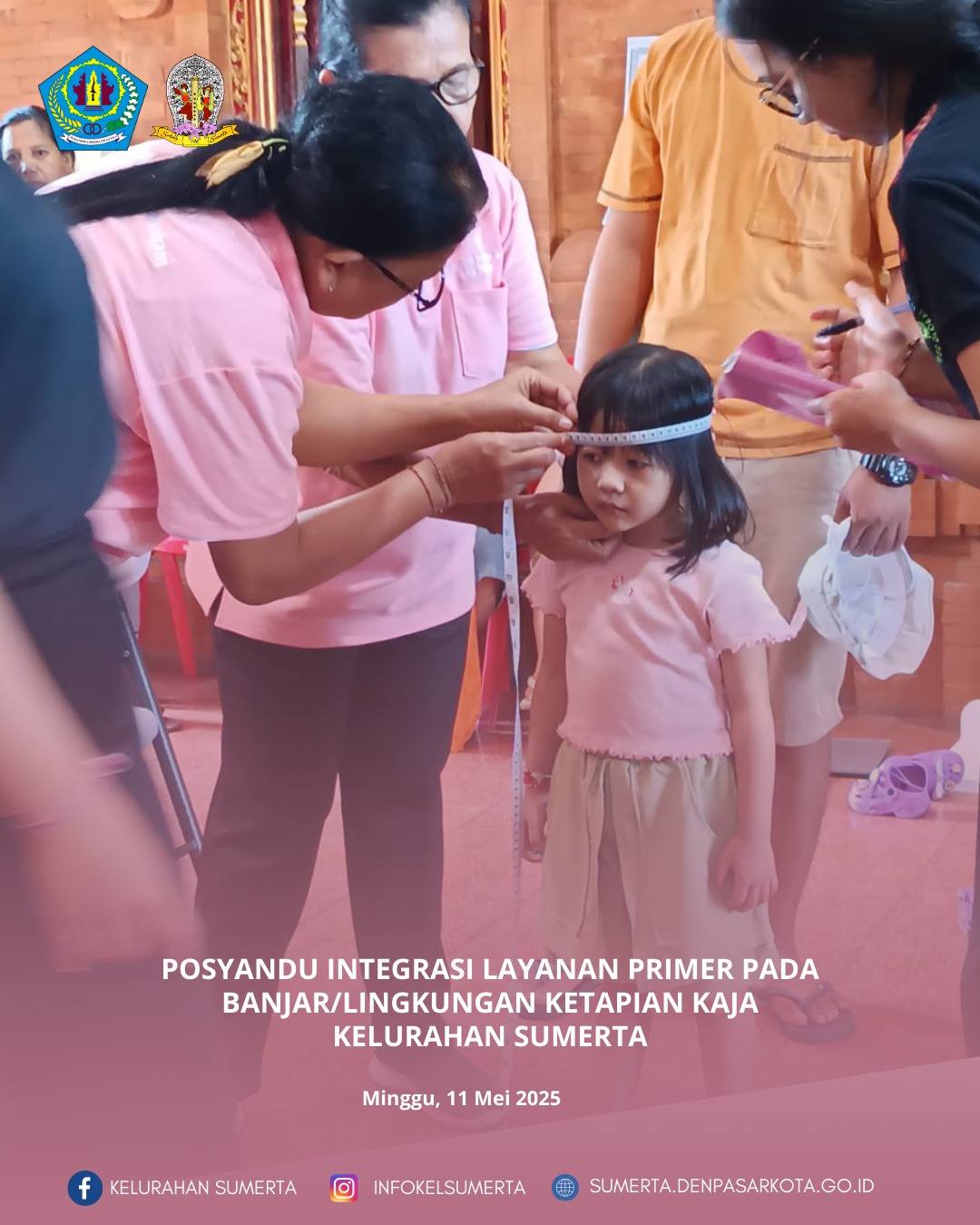 Pemantauan kondisi kesehatan melalui kegiatan posyandu Integrasi Layanan Primer (ILP) bagi seluruh s