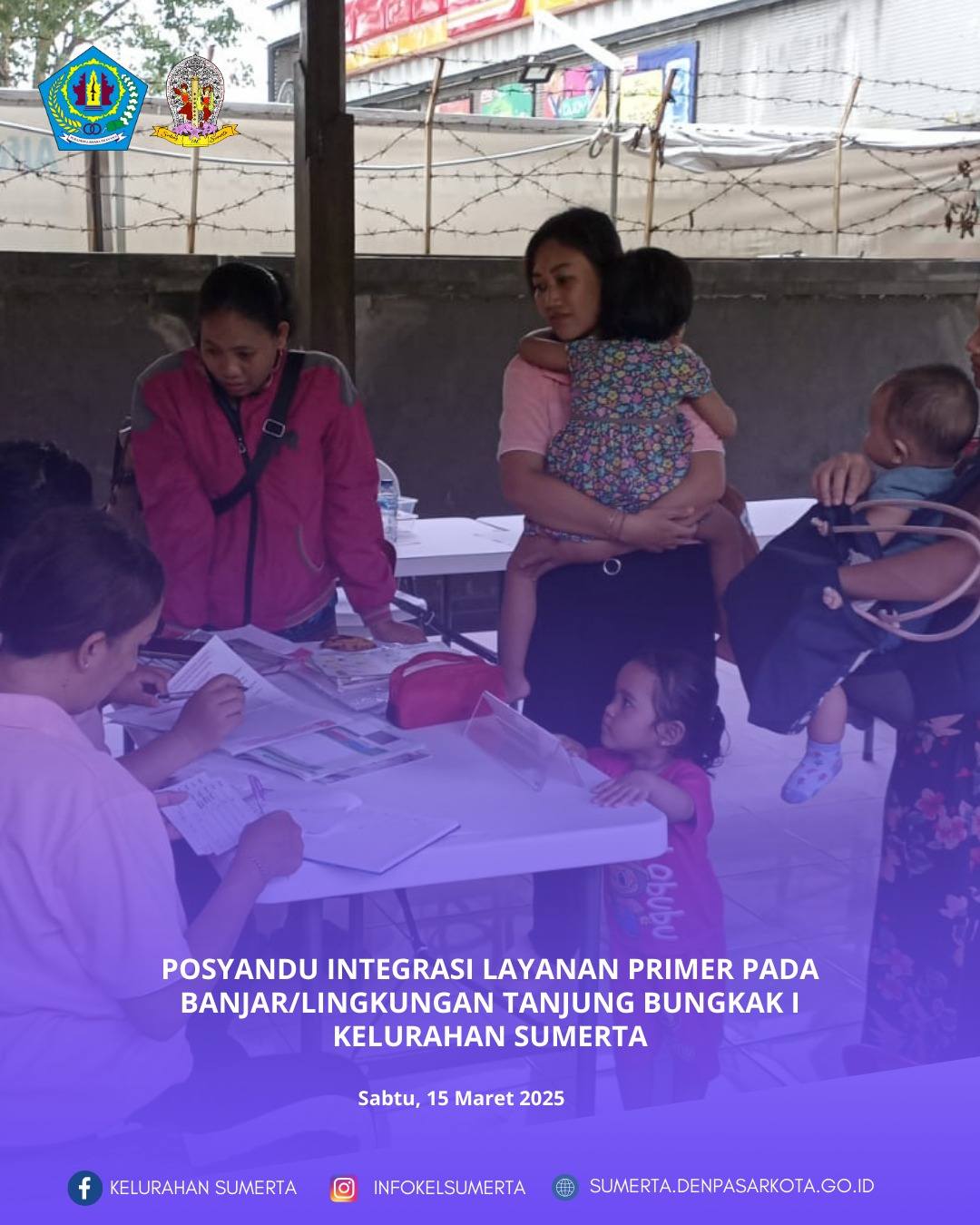 Pemantauan kondisi kesehatan melalui kegiatan posyandu Integrasi Layanan Primer (ILP) bagi seluruh s