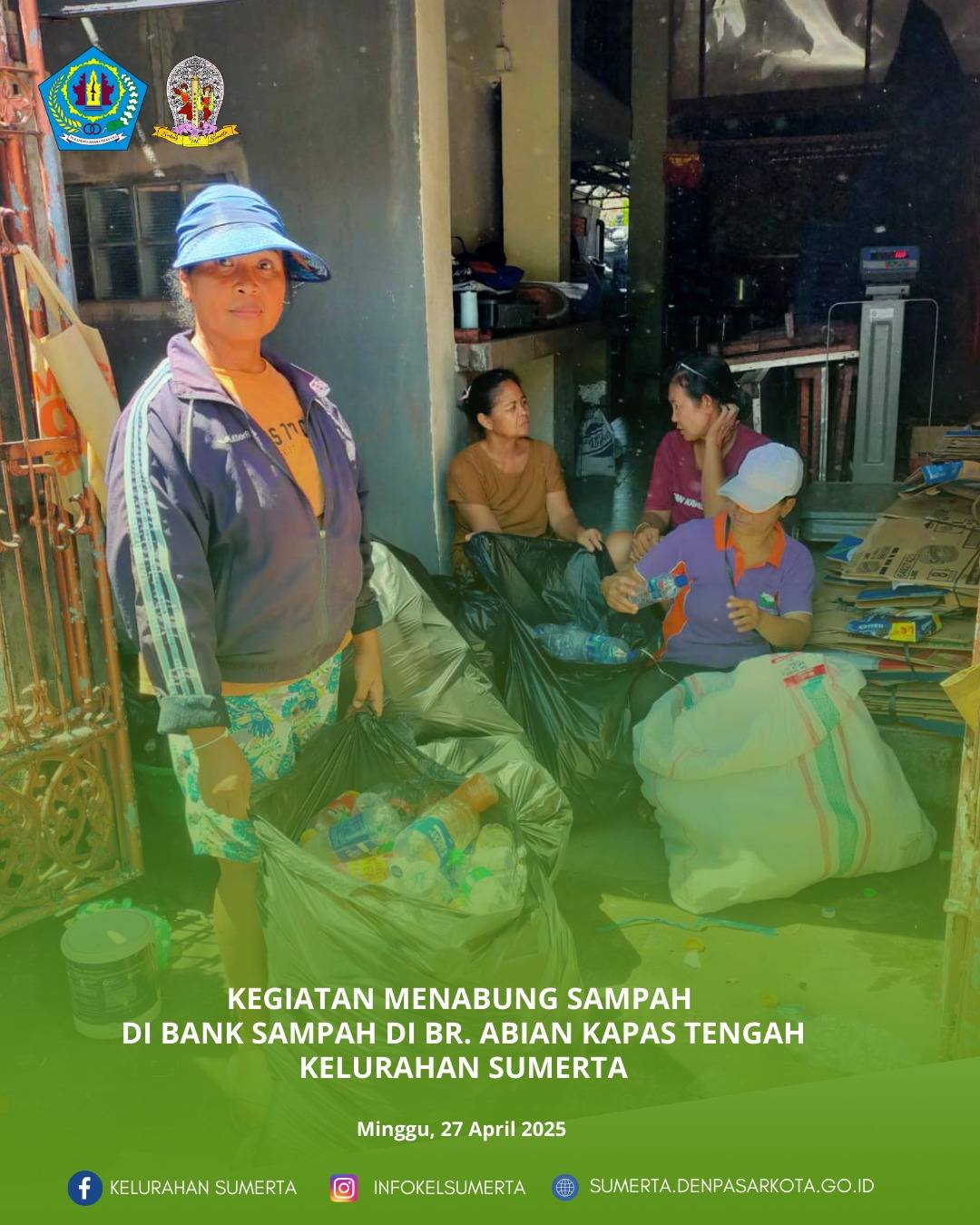 Giat peduli lingkungan melalui aktivitas menjadi nasabah sekaligus menabung secara berkala dan berke