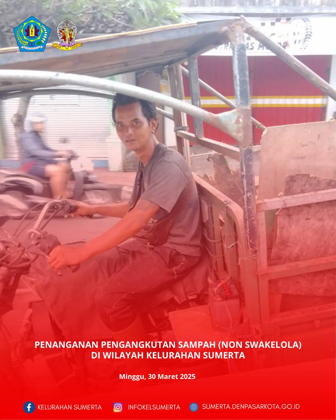 Penanganan pengangkutan sampah (non swakelola) di ruas jl. Katrangan dan sekitarnya pada wilayah Kel