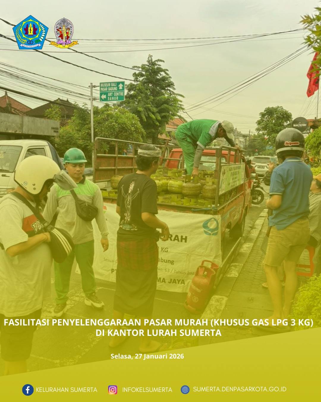 Fasilitasi penyelenggaraan Pasar Murah dalam rangka pengendalian inflasi daerah Kota Denpasar Tahun 