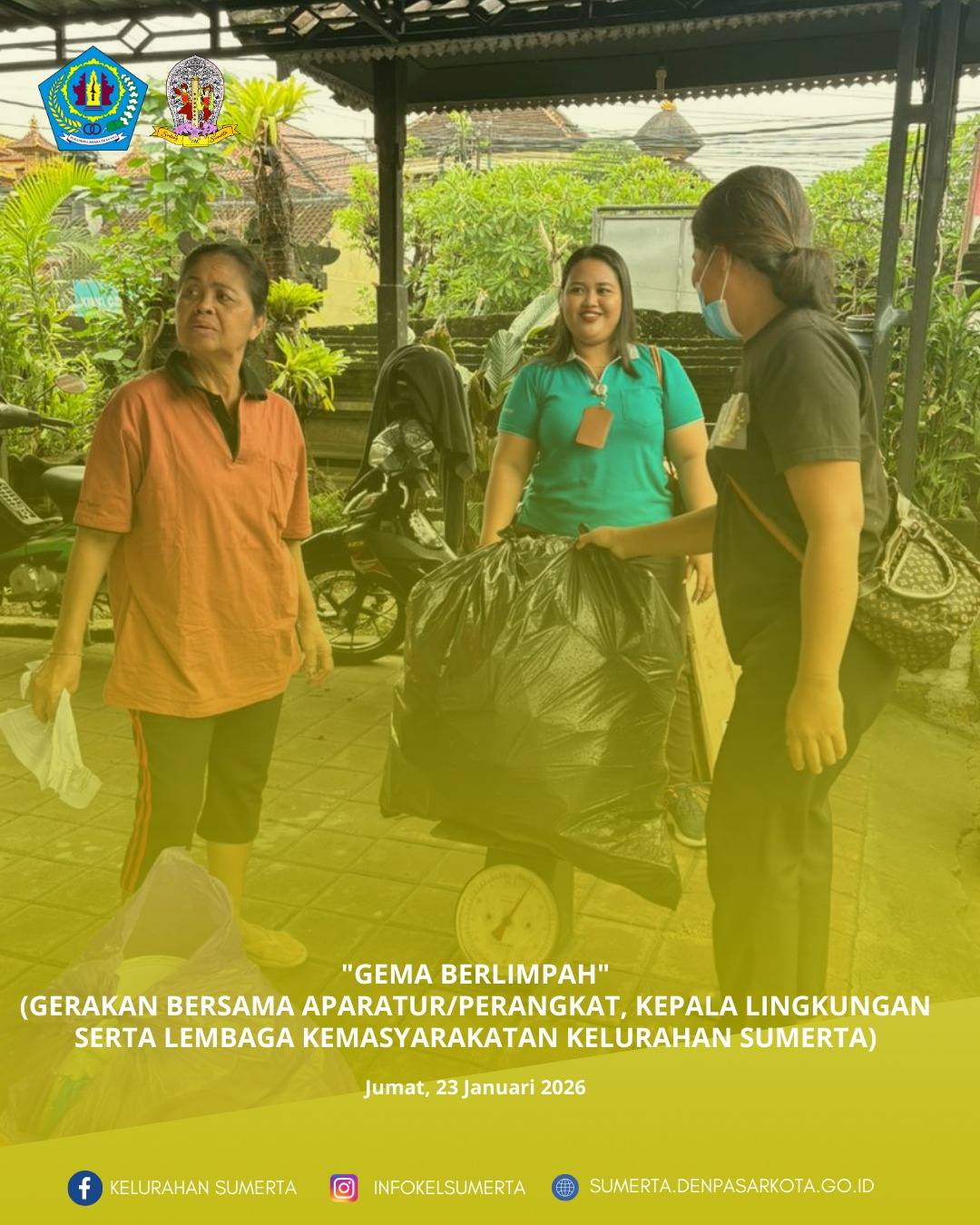 (Gerakan Bersama Aparatur/Perangkat, Kepala Lingkungan serta Lembaga Kemasyarakatan Kelurahan Sumert