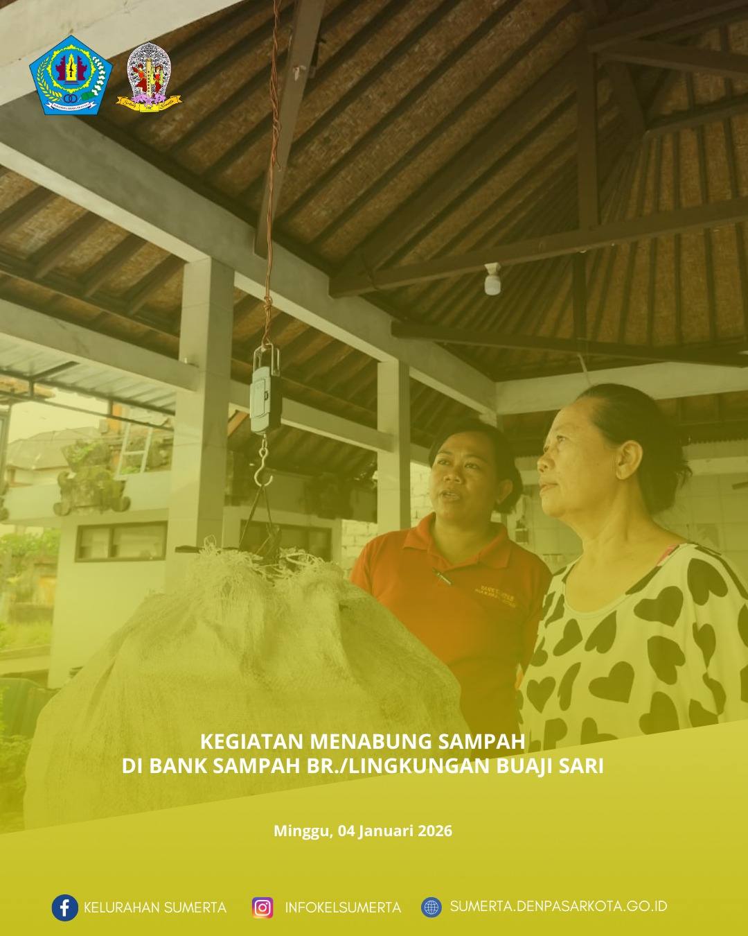 Giat peduli lingkungan melalui aktivitas menjadi nasabah sekaligus menabung secara berkala dan berke